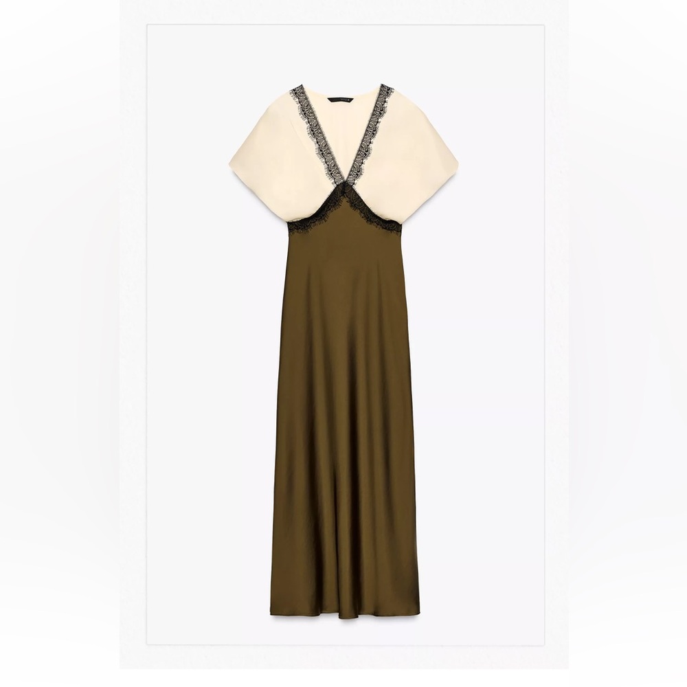 Elegant Two-Tone Evening Gown